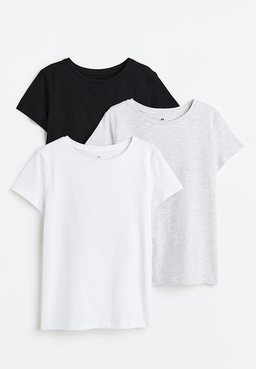 H&M - 3 Pack cotton t-shirts - multi