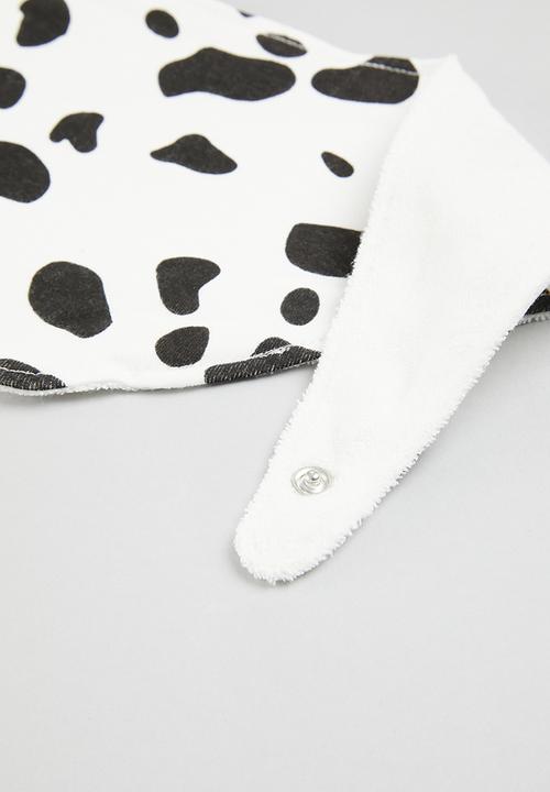 Pop Candy - 3 Pack bibs - white & black
