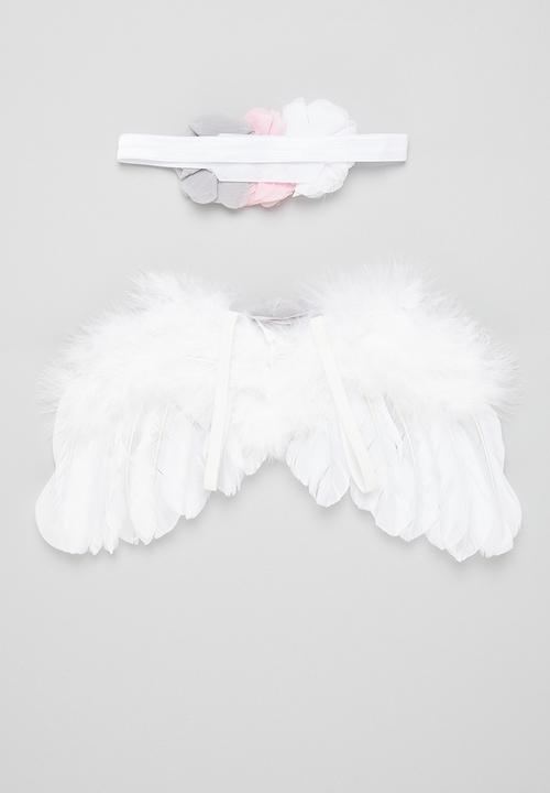 Pop Candy - Wings and headband set - white