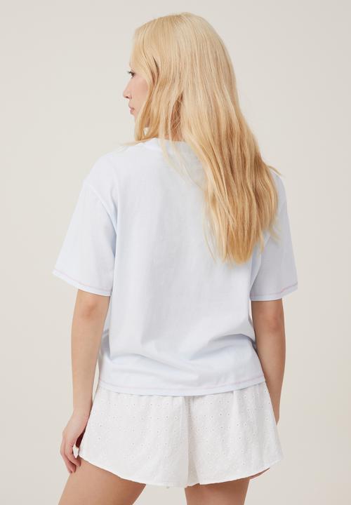 Cotton On - Woven sleep short - white broderie