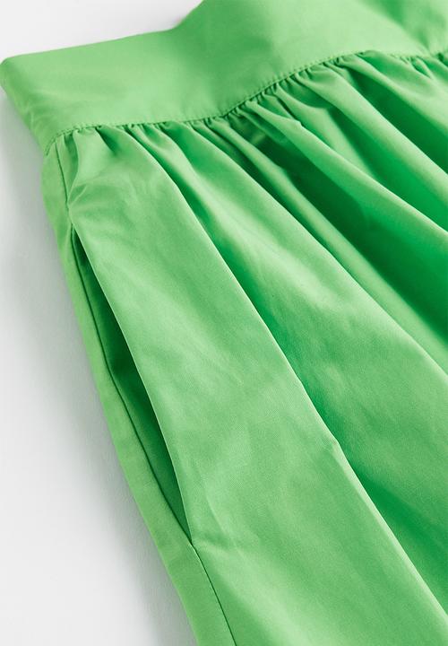 H&M - Flared skirt - bright green
