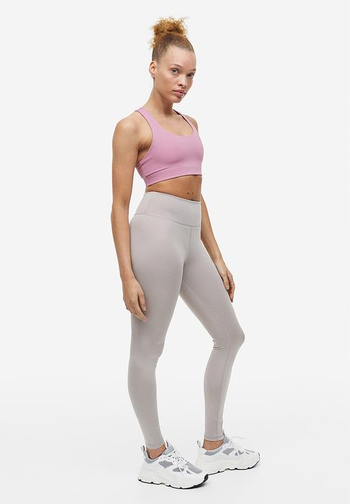 H&M - Drymove™ medium support sports bra - pink