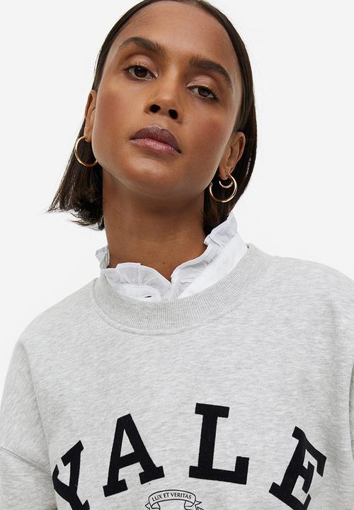H&M - Oversized sweatshirt - light grey marl yale