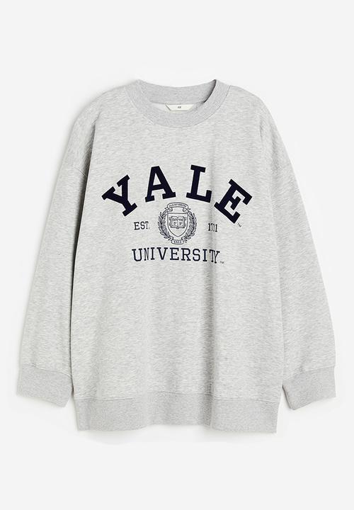 H&M - Oversized sweatshirt - light grey marl yale