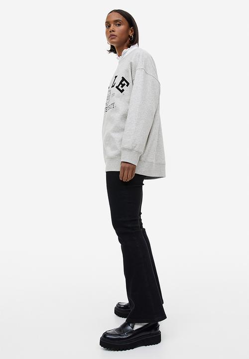 H&M - Oversized sweatshirt - light grey marl yale