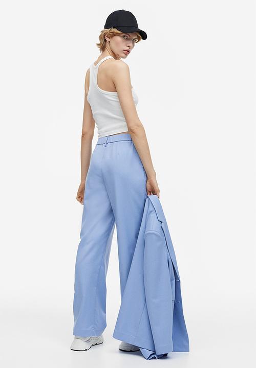 H&M - Tailored trousers - light blue