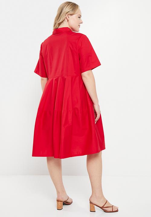 AMANDA LAIRD CHERRY - Rosslyn - ruby poplin