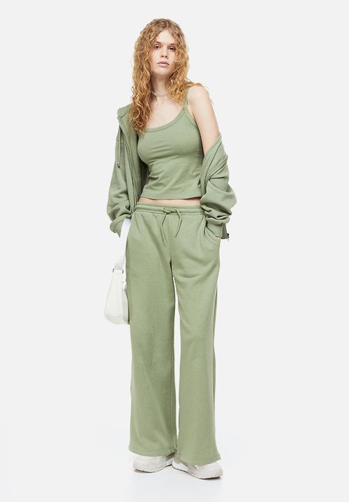 H&M - Cotton vest top - light khaki green