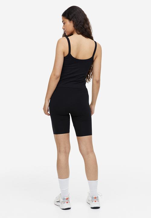 H&M - Cotton vest top - black