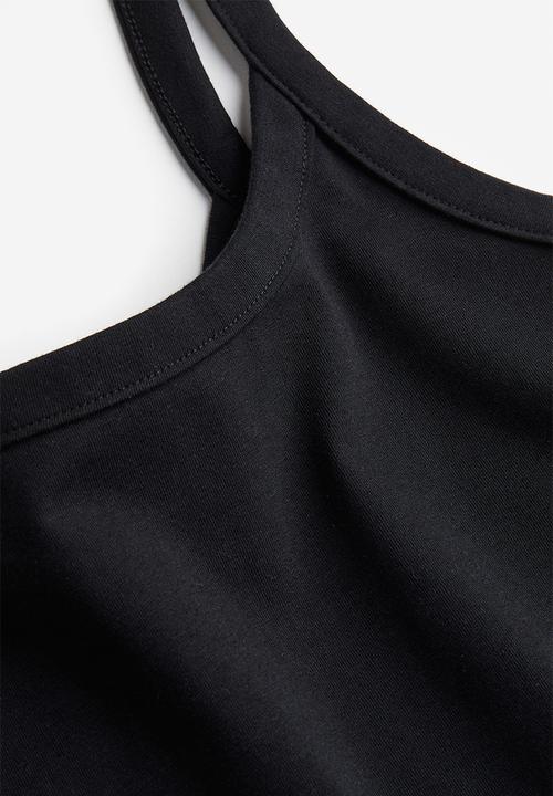 H&M - Cotton vest top - black
