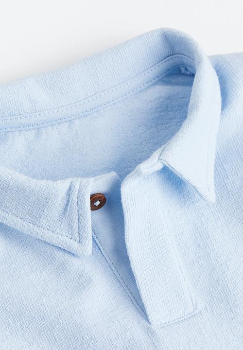 H&M - Cotton rugby shirt - light blue