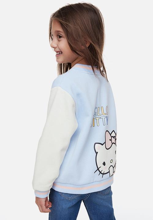 H&M - Printed cardigan - light blue hello kitty 