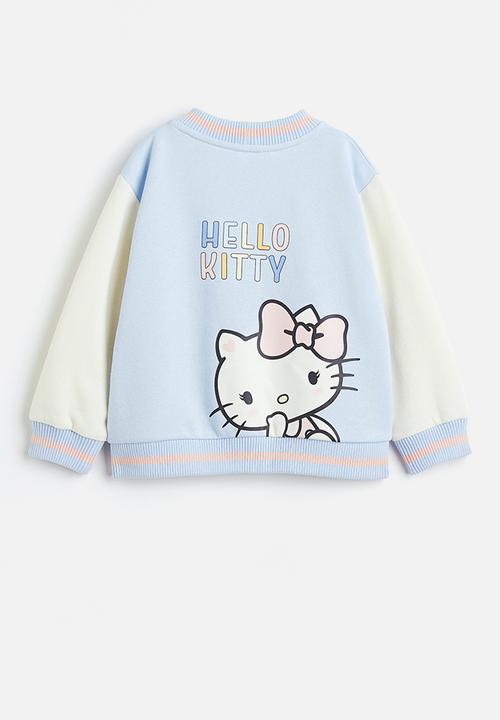 H&M - Printed cardigan - light blue hello kitty 