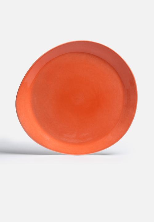 Urchin Art - Set of 4 Colour Block Dinner Plates