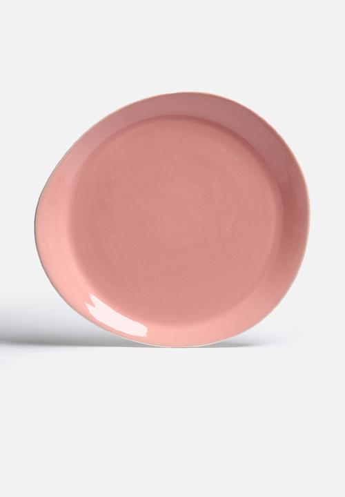 Urchin Art - Set of 4 Colour Block Dinner Plates