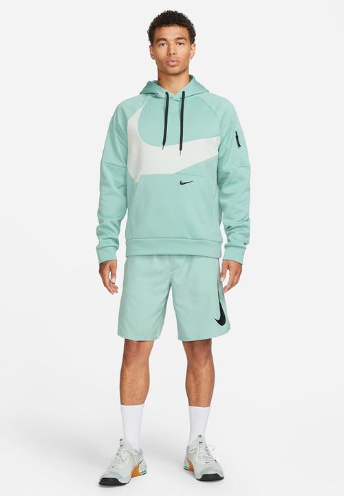 Nike - Therma-FIT pullover fitness swoosh hoodie- blue