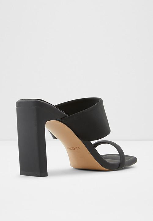 ALDO - Meatha strappy heel mule - black