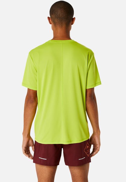 ASICS - Fujitrail logo short sleeve top - lime