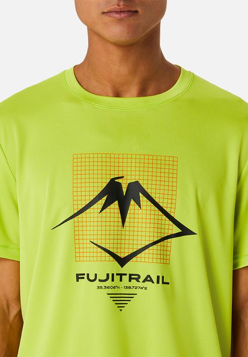 ASICS - Fujitrail logo short sleeve top - lime