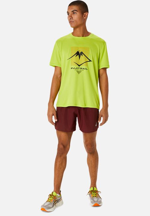 ASICS - Fujitrail logo short sleeve top - lime