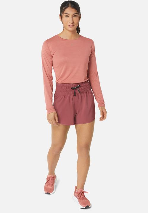 ASICS - Nagino 4in run short - brisket red