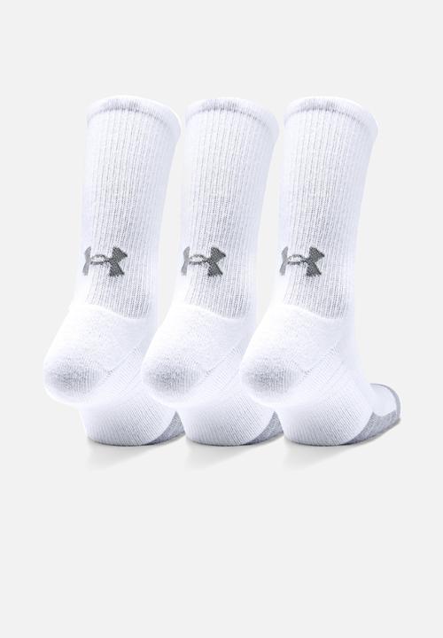 Under Armour - Heatgear crew 3 pack - white
