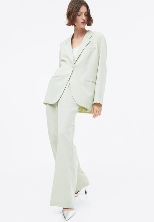 H&M - Single-breasted blazer - light green