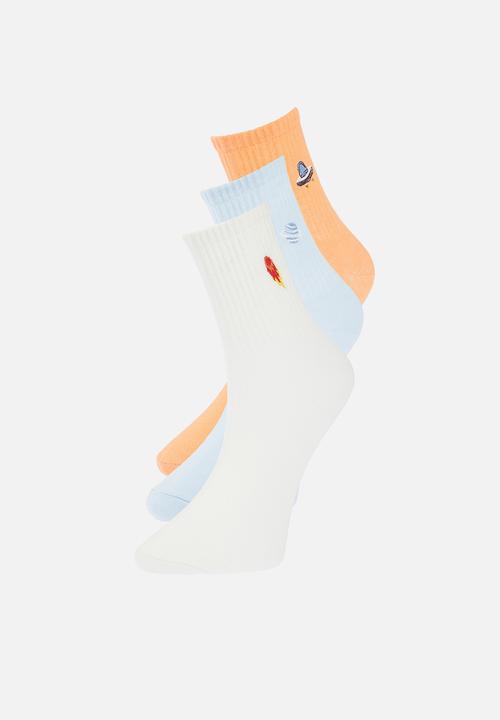 Trendyol - 3Pack graphic socks - multi