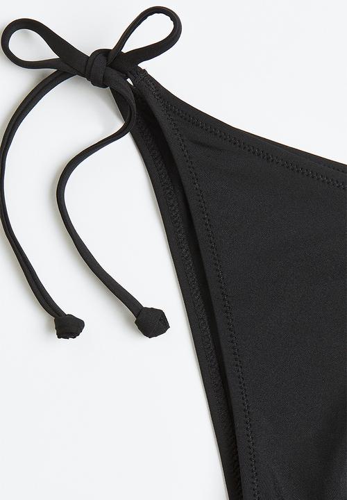 H&M - Tie tanga bikini bottoms - black