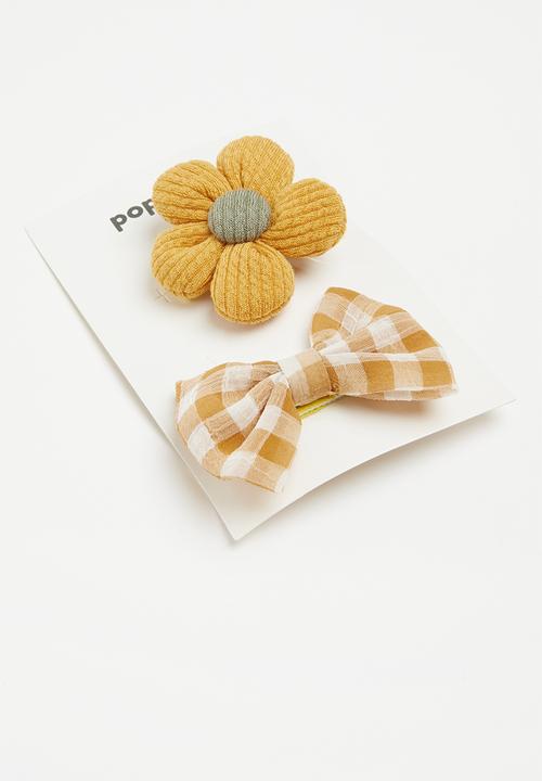 Pop Candy - Hair clips - yellow