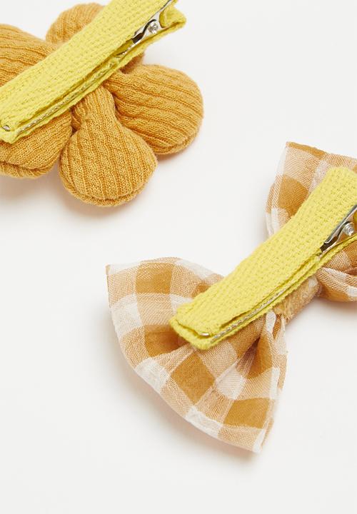 Pop Candy - Hair clips - yellow