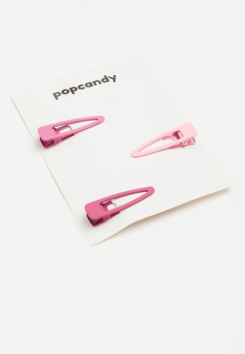Pop Candy - 3 Pack hair clips - pink 