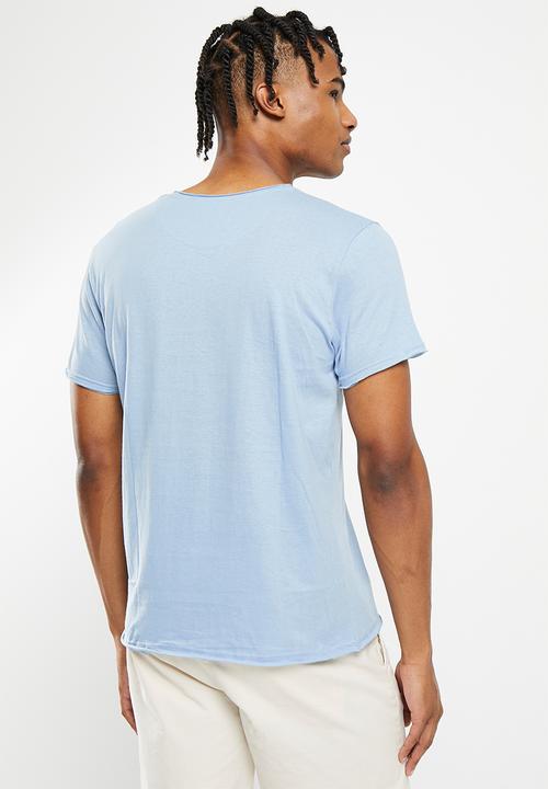 Brave Soul - Fresherm tee - steel blue