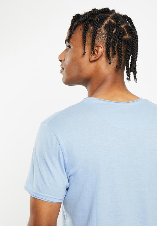 Brave Soul - Fresherm tee - steel blue