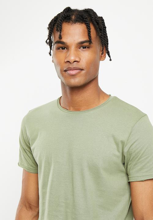 Brave Soul - Fresherm tee - washed sage