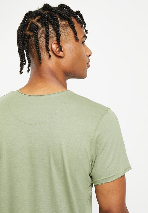 Brave Soul - Fresherm tee - washed sage