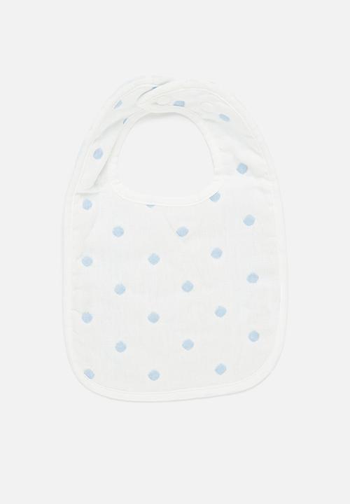 Pop Candy - Baby bib - blue & white