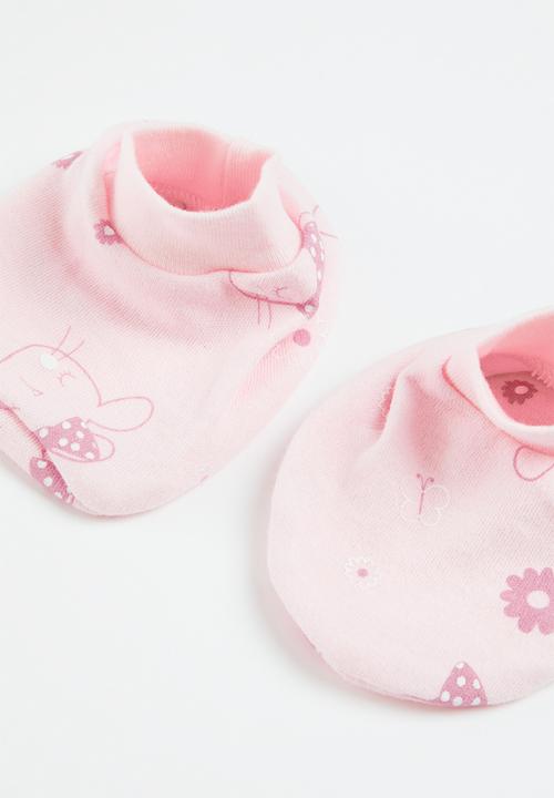 Pop Candy - Baby beanie /sock/ mitten set - leopard print