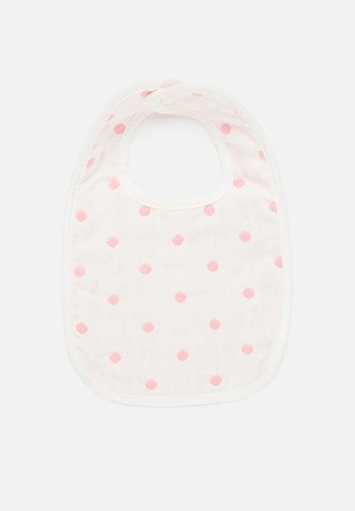 Pop Candy - Baby bib - pink & white