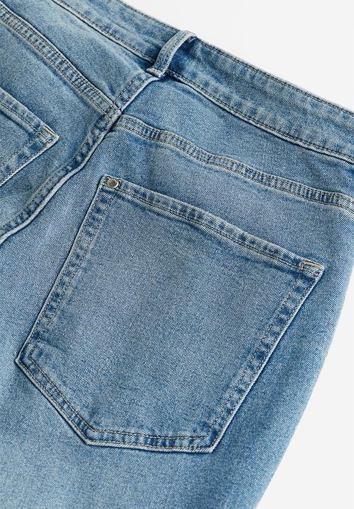 H&M - Curvy fit bootcut high jeans - denim blue