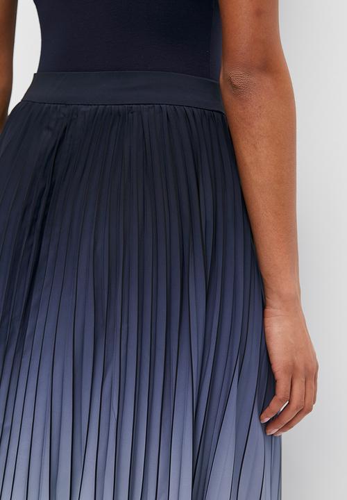 MILLA - Ombre pleated skirt - greys ombre
