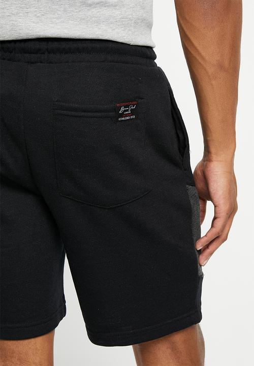 Brave Soul - Flowdan shorts - jet black
