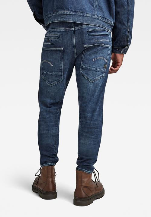 G-STAR - D-Staq 3D Slim Heavy elto pure superstretch - worn in himalayan blue