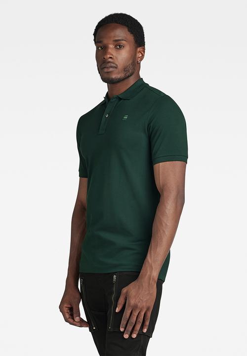 G-STAR - Dunda slim polo short sleeve Premium stretch pk o - laub