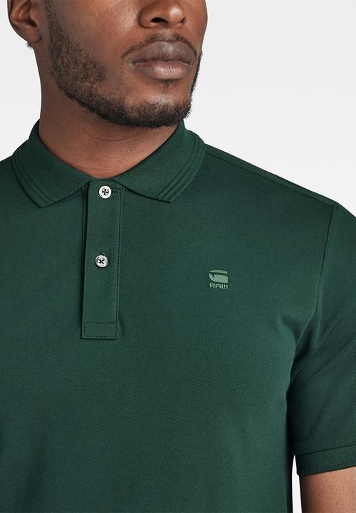 G-STAR - Dunda slim polo short sleeve Premium stretch pk o - laub
