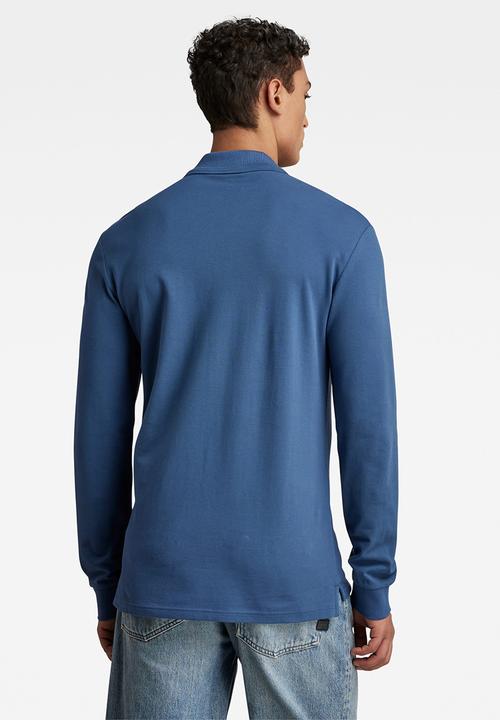 G-STAR - Dunda core polo long premium stretch pk o - rank blue