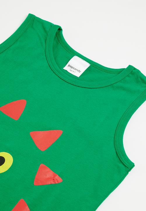Pop Candy - Boys sleeveless pj set - green