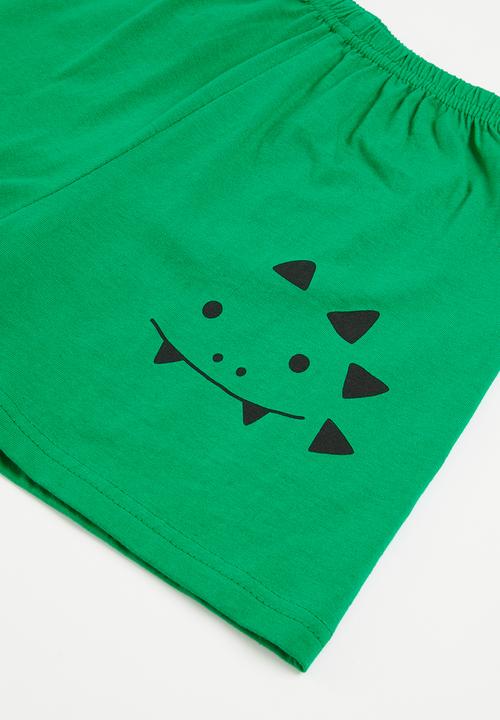 Pop Candy - Boys sleeveless pj set - green