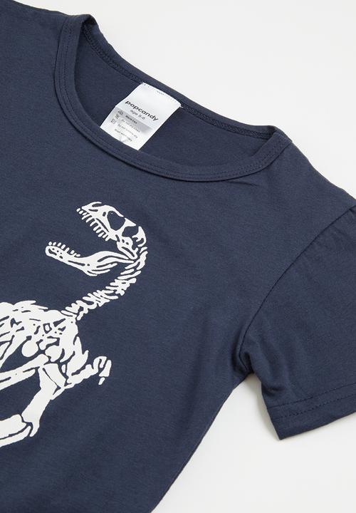 Pop Candy - Printed pj set - navy & white