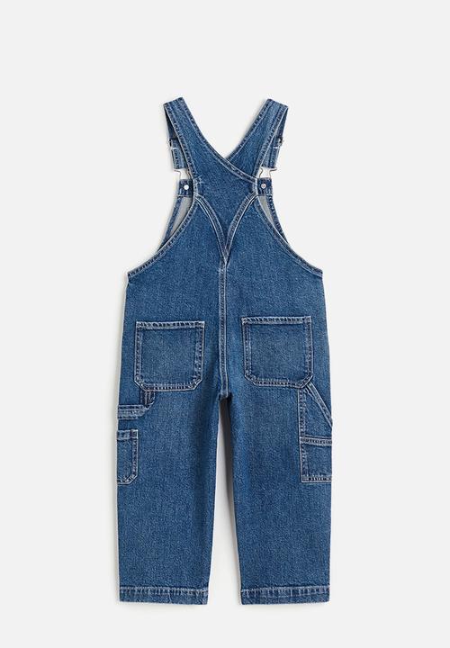 H&M - Denim dungarees - dark denim blue 